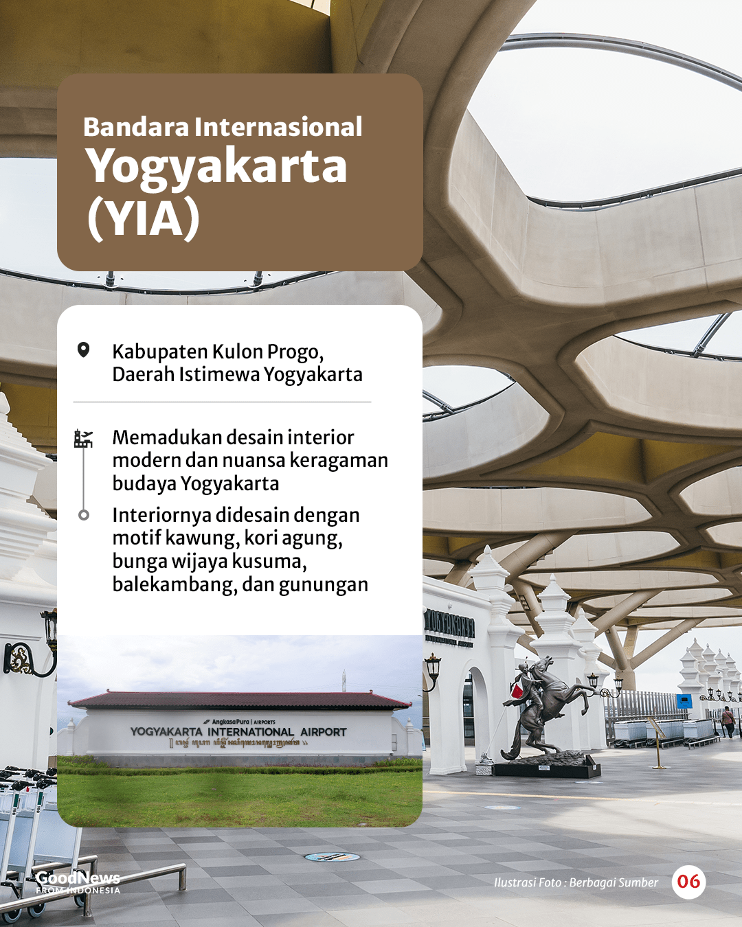 9 Bandara dengan Arsitektur Unik di Indonesia (Bagian II)