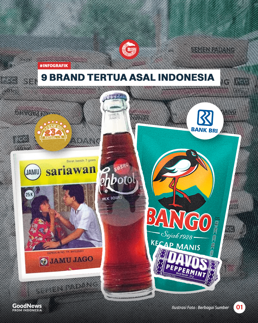 9 Brand Tertua Asal Indonesia