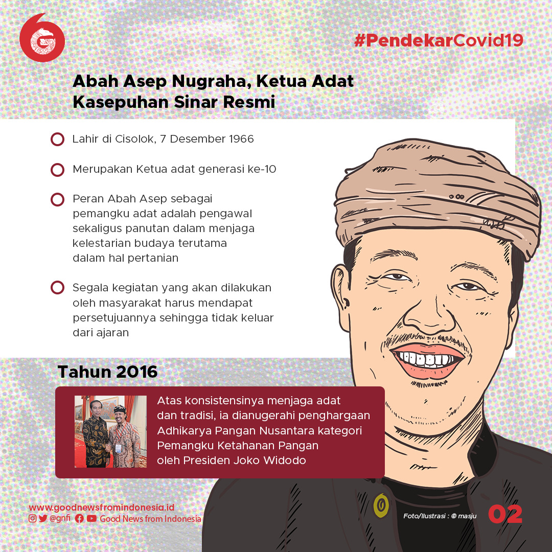 Abah Asep Nugraha, Penjaga Tradisi dan Daulat Pangan Kasepuhan Sinaresmi saat Pandemi