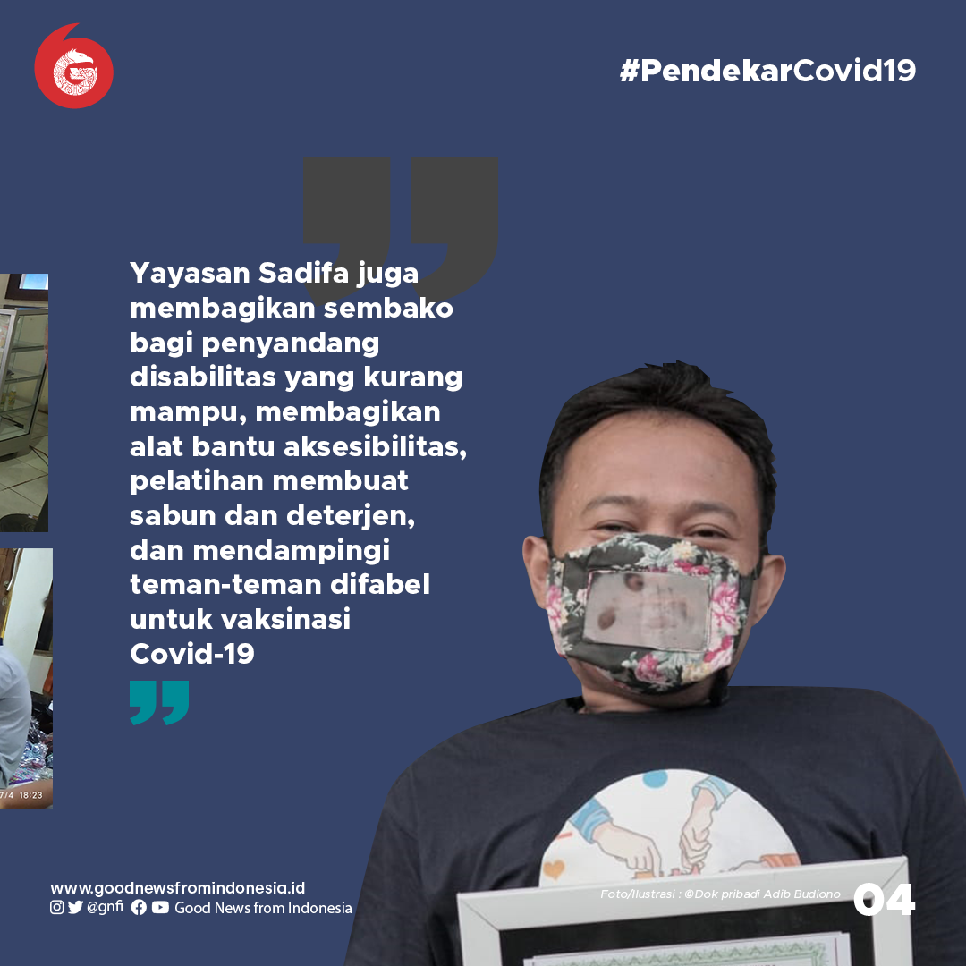 Adib Budiono dan Inovasi Masker Tunarungu