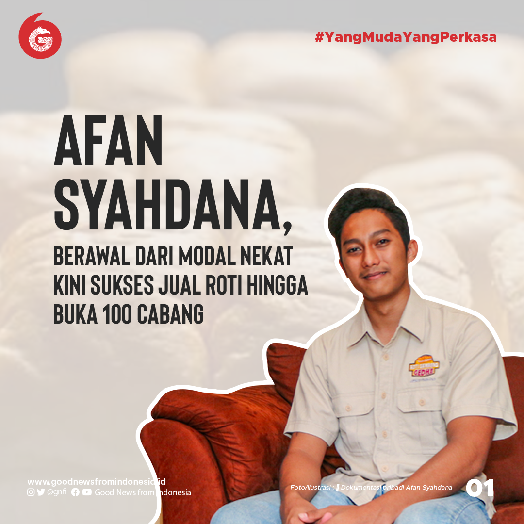 Afan Syahdana, Bermodal Nekat Jualan Roti