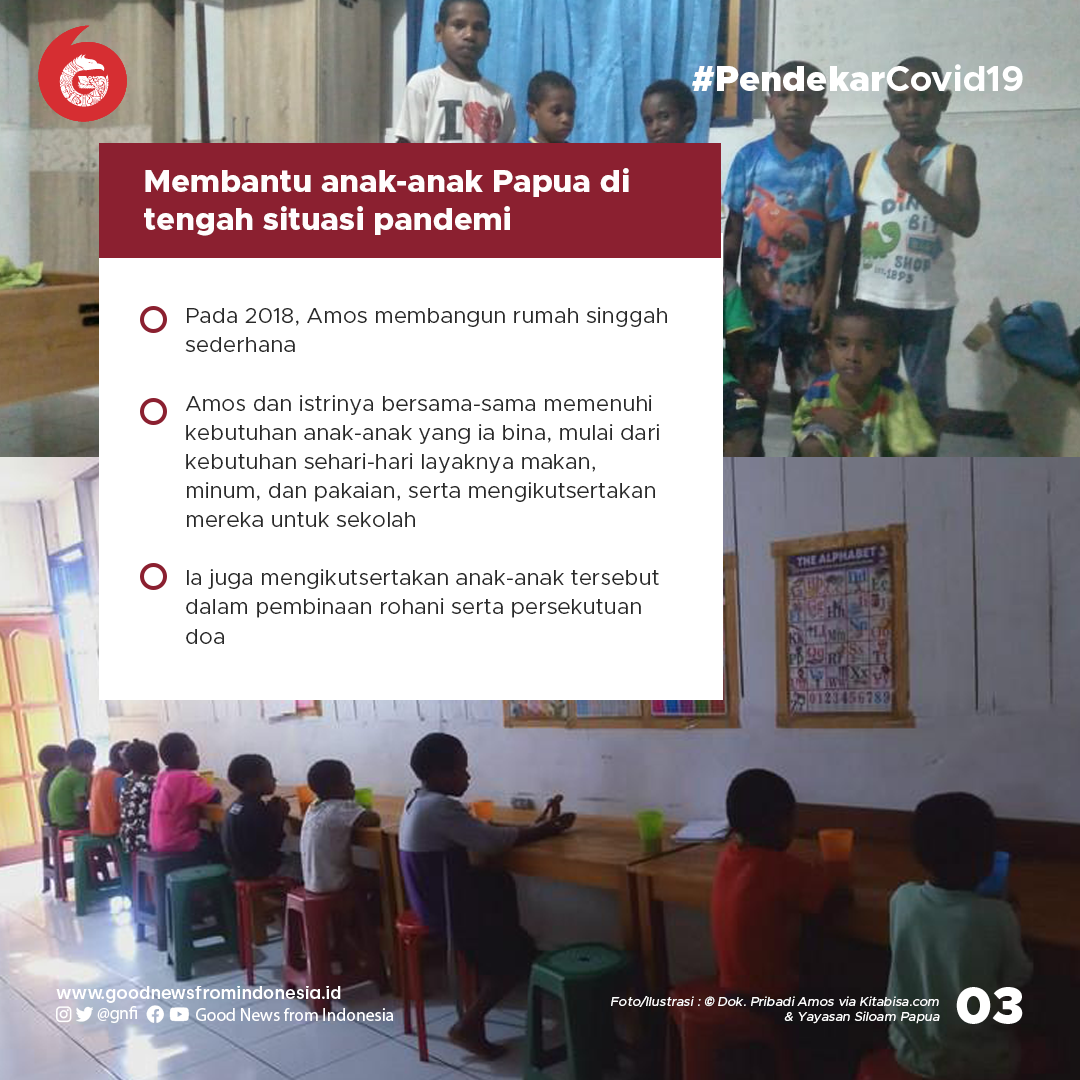 Amos Yeninar, Membina dan Menjamin Kesehatan Anak Jalanan di Nabire, Papua