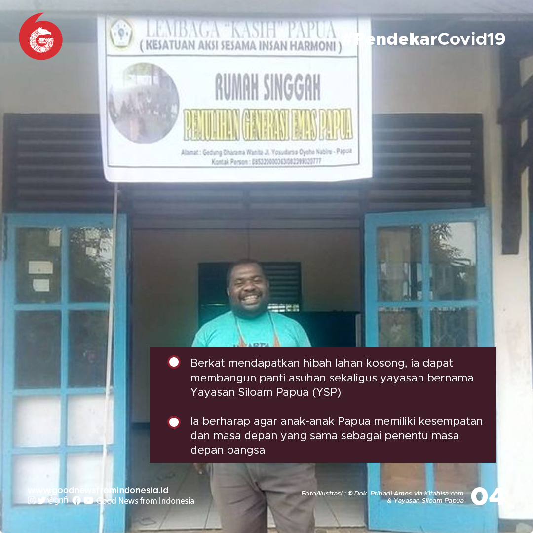Amos Yeninar, Membina dan Menjamin Kesehatan Anak Jalanan di Nabire, Papua