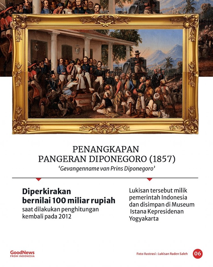 Apakah Lukisan Raden Saleh Berharga 10 Juta Dolar Seperti di Film?