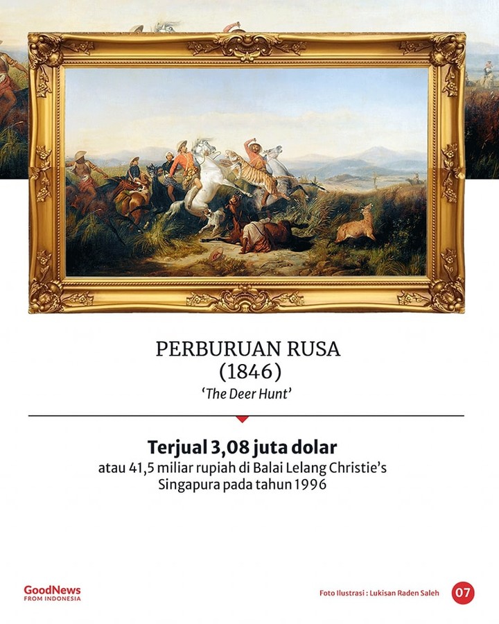 Apakah Lukisan Raden Saleh Berharga 10 Juta Dolar Seperti di Film?