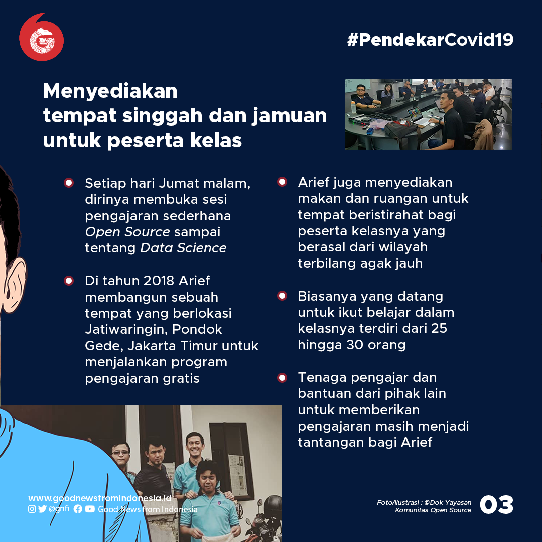 Arief Rama, Ajarkan Data Science Secara Gratis di Tengah Pandemi