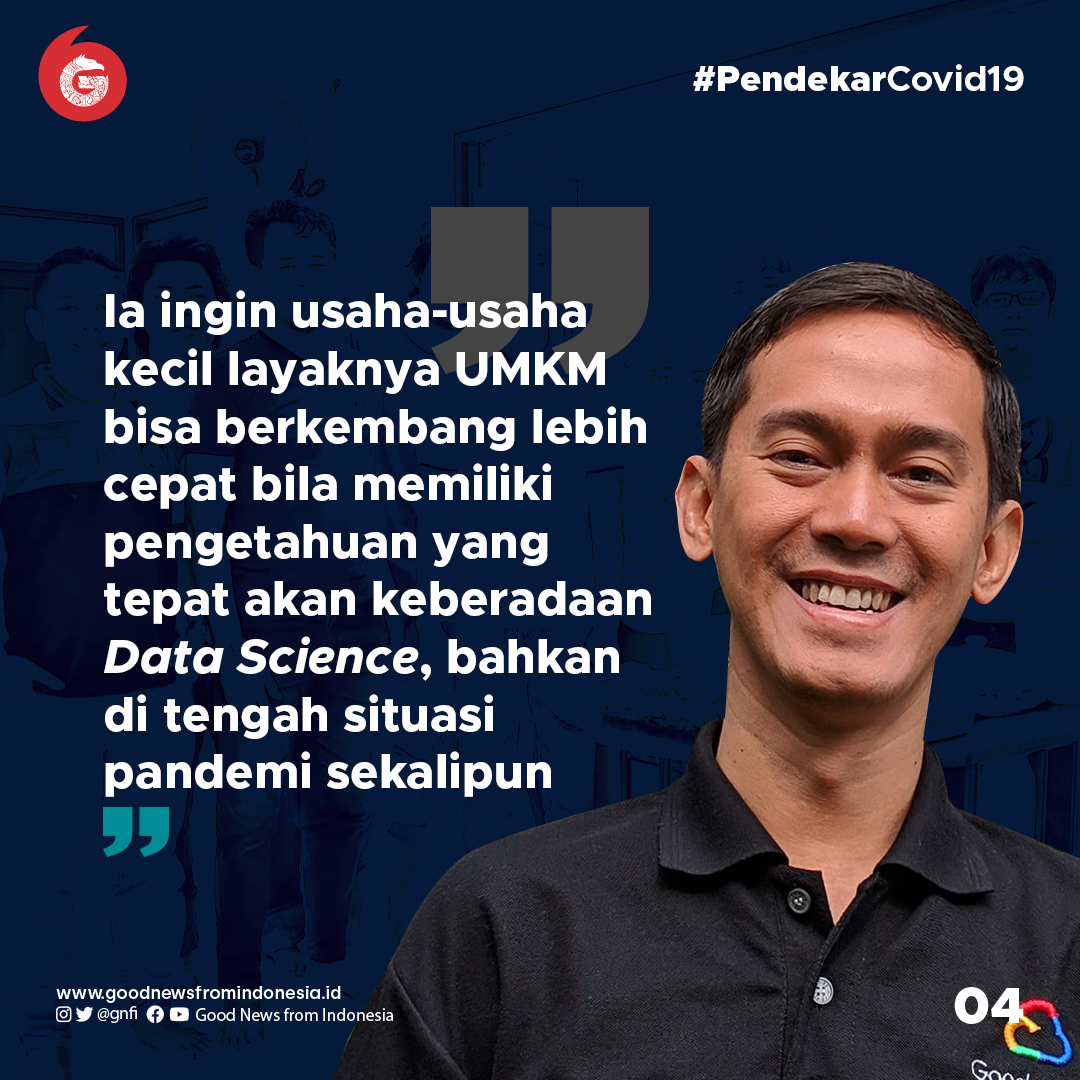 Arief Rama, Ajarkan Data Science Secara Gratis di Tengah Pandemi