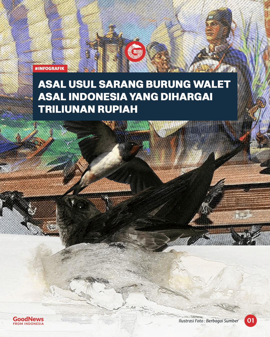 Asal Usul Sarang Burung Walet, Kuliner Indonesia yang Dihargai Triliunan Rupiah