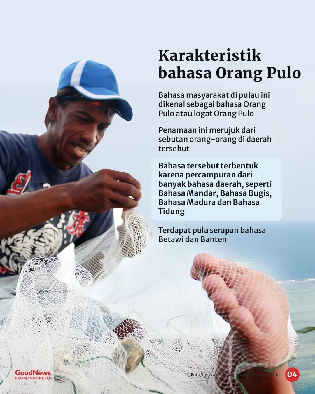 Bahasa Orang Pulo, Bahasa Lokal Kepulauan Seribu yang Dipengaruhi Banyak Suku