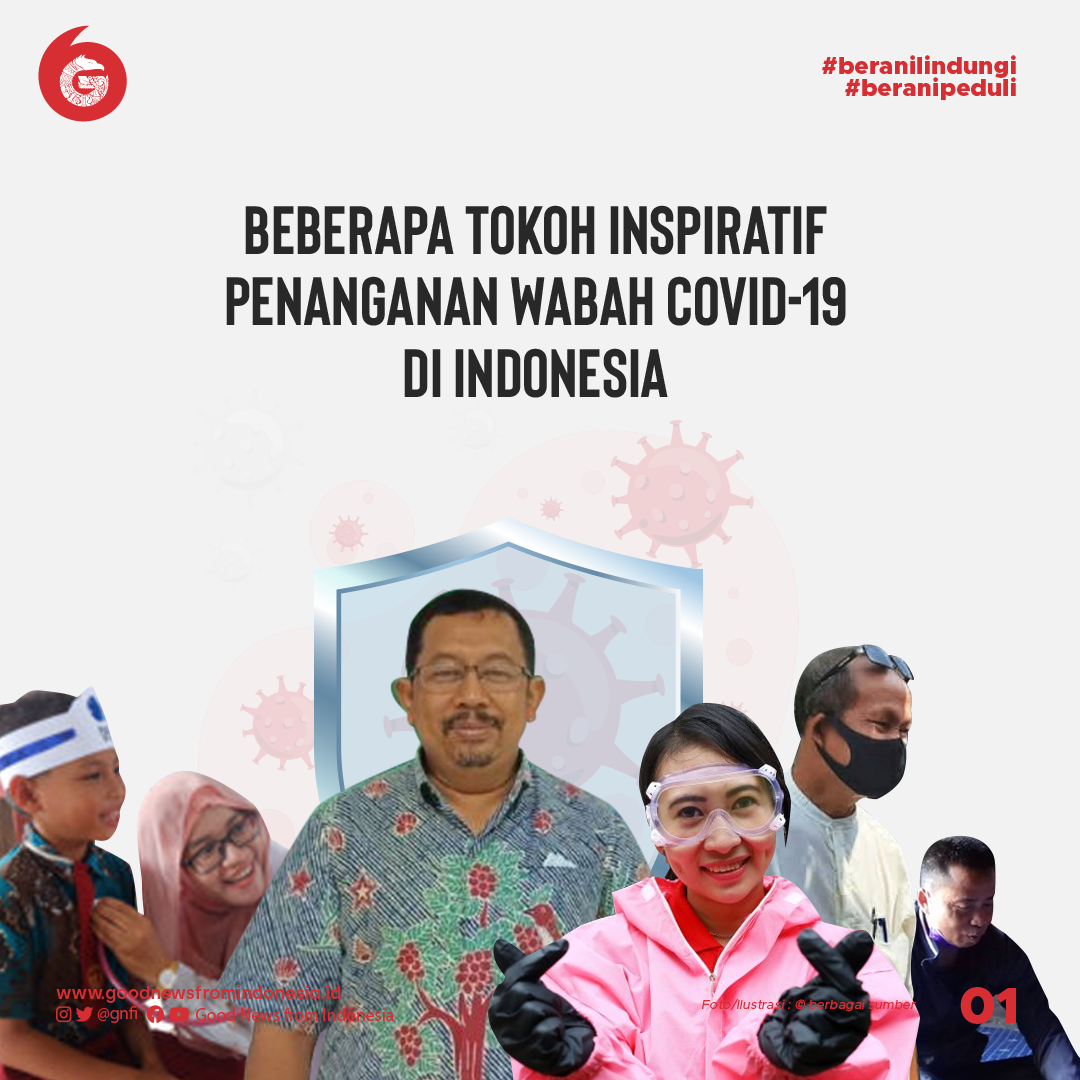 Beberapa Tokoh Inspiratif Penanganan Wabah COVID-19 di Indonesia