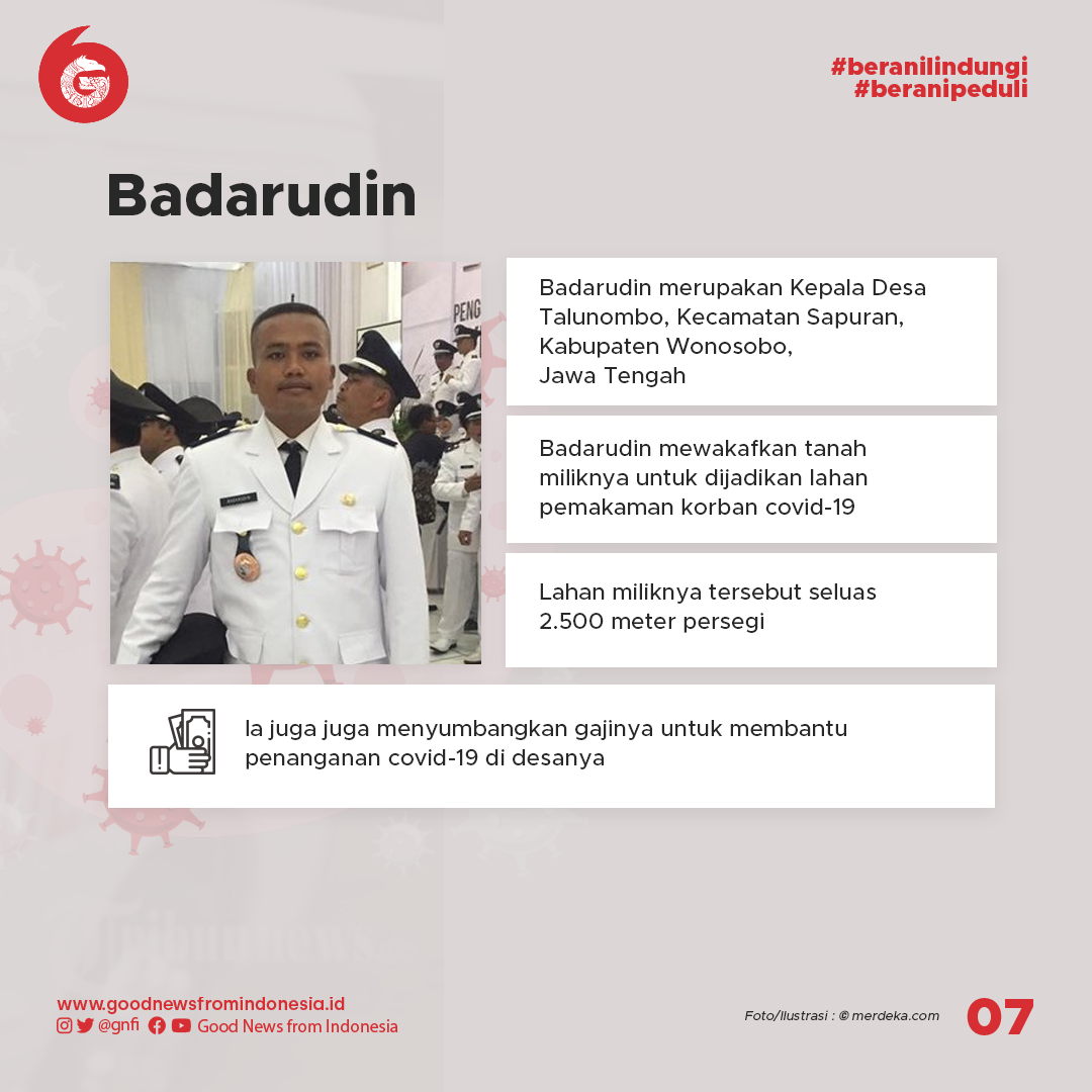 Beberapa Tokoh Inspiratif Penanganan Wabah COVID-19 di Indonesia