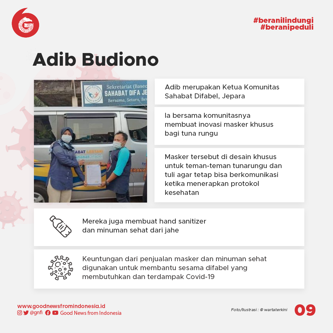 Beberapa Tokoh Inspiratif Penanganan Wabah COVID-19 di Indonesia