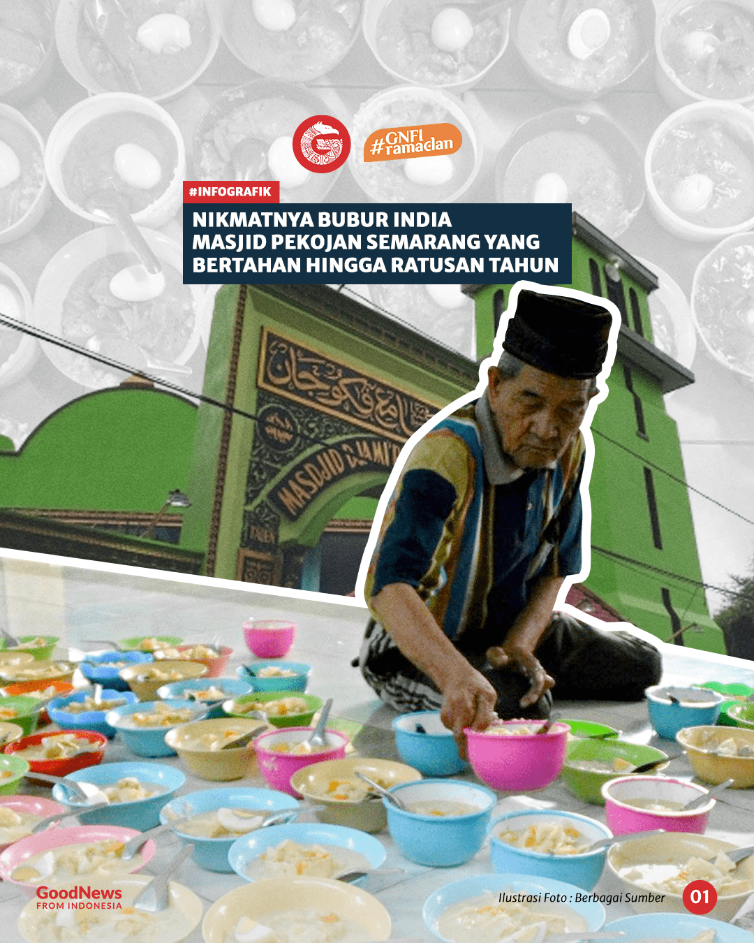 Bubur India Masjid Pekojan Semarang yang Jadi Takjil Khas Selama Ratusan Tahun