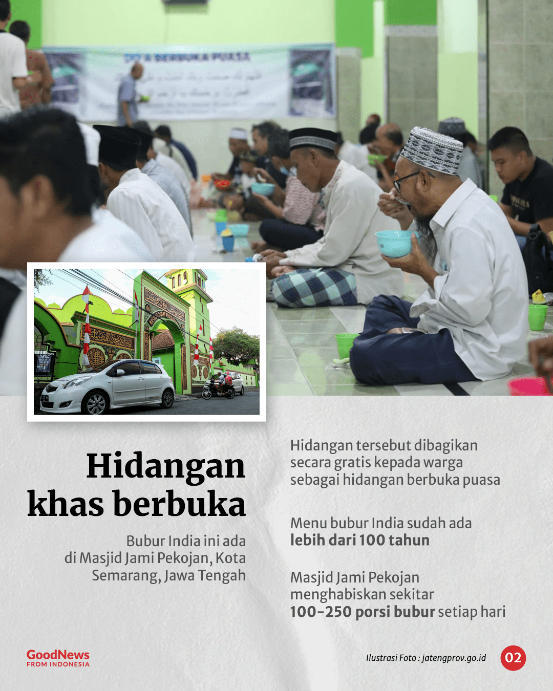 Bubur India Masjid Pekojan Semarang yang Jadi Takjil Khas Selama Ratusan Tahun