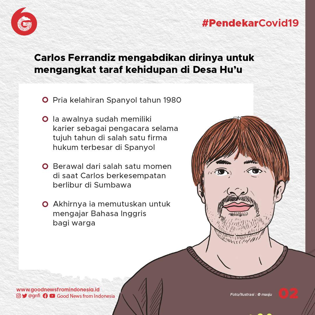 Carlos Ferrandiz, Penjamin Kehidupan Masyarakat Hu'u di Sumbawa