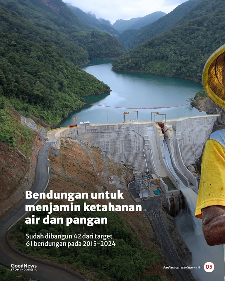 Dari Irigasi hingga PLTA, Inilah Peran Bendungan untuk Ketahanan Air dan Pangan Nasional