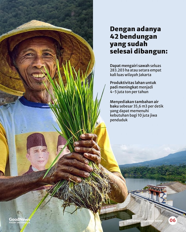 Dari Irigasi hingga PLTA, Inilah Peran Bendungan untuk Ketahanan Air dan Pangan Nasional