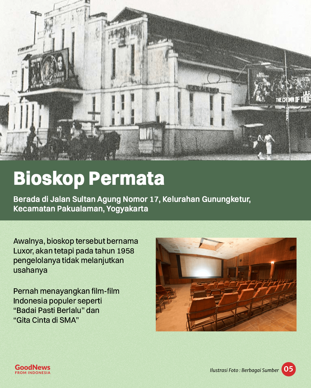 Mengenal Deretan Bioskop Pertama di Indonesia