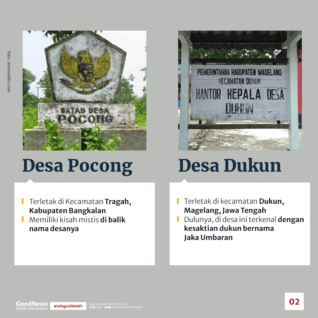 Desa di Indonesia dengan Nama Unik dan Horor