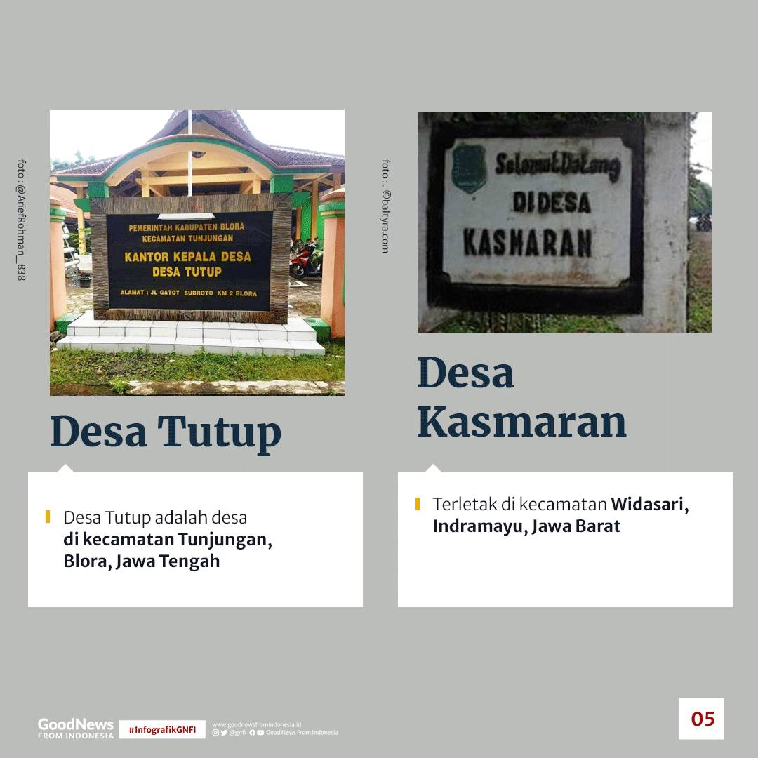 Desa di Indonesia dengan Nama Unik dan Horor