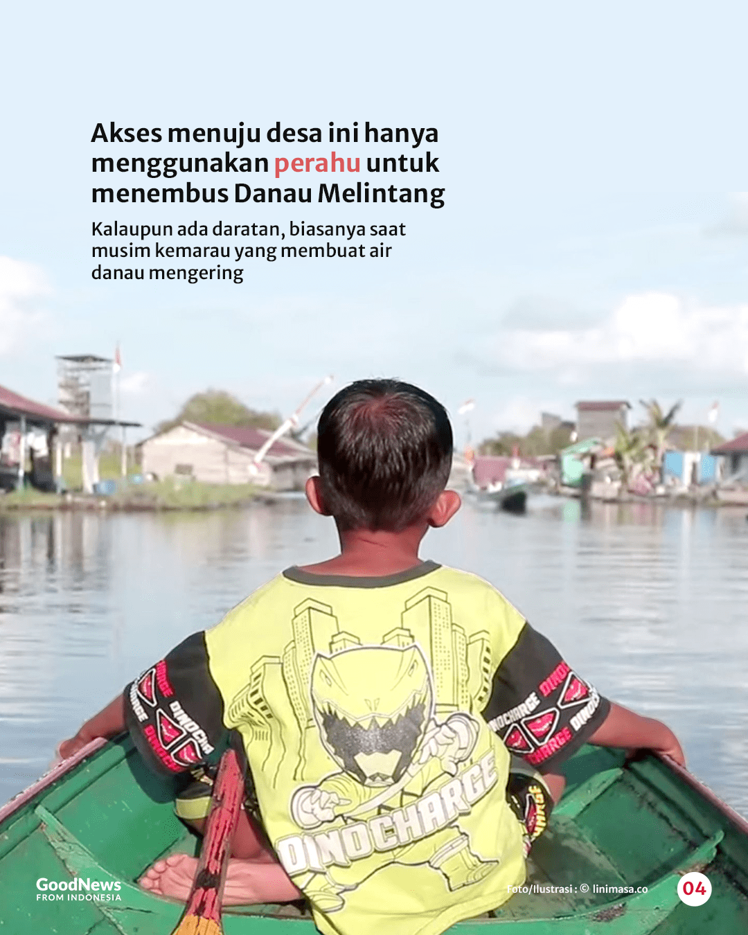 Desa Muara Enggelam, Kampung di Atas Air Tanpa Daratan