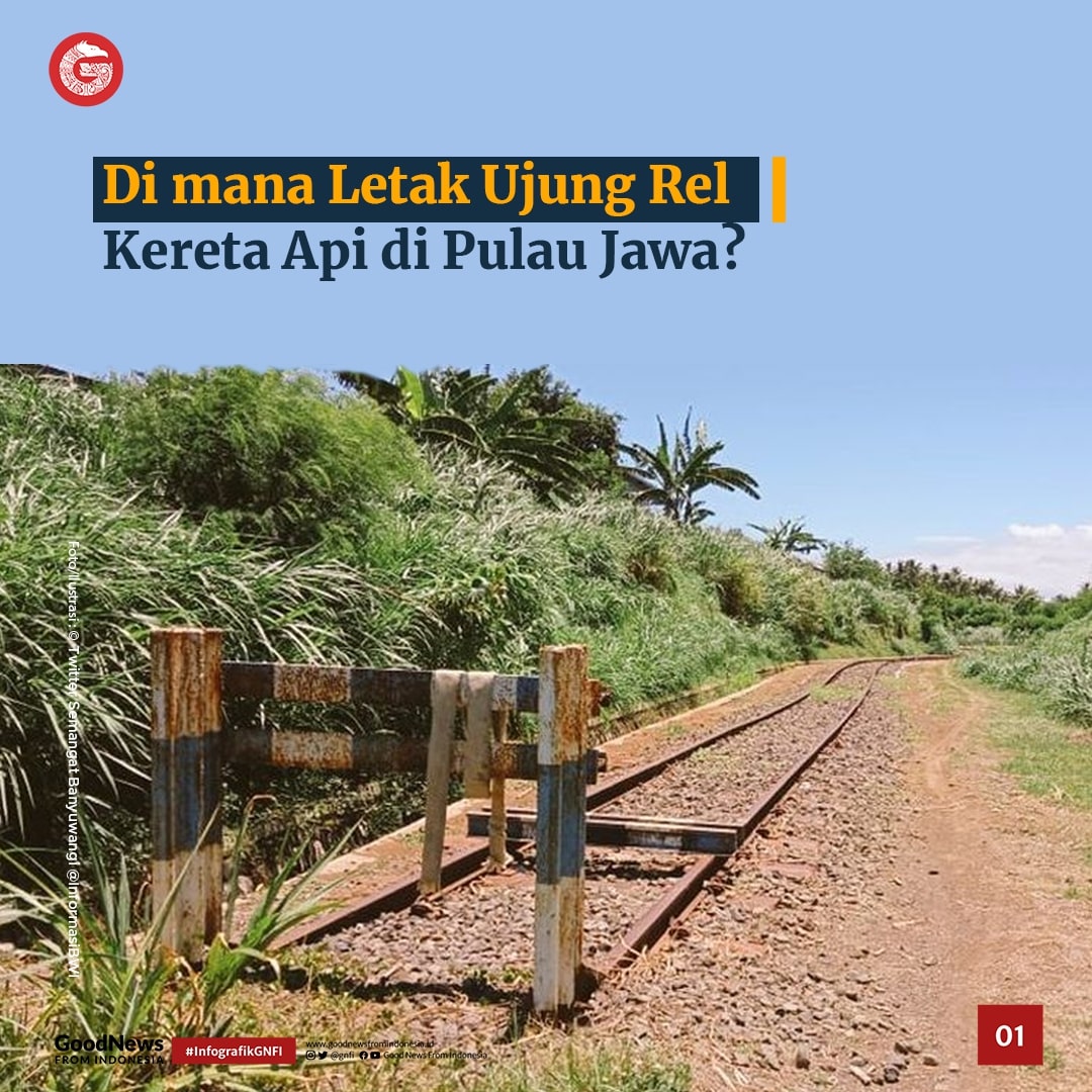 Di Mana Letak Ujung Rel Kereta Api di Pulau Jawa?