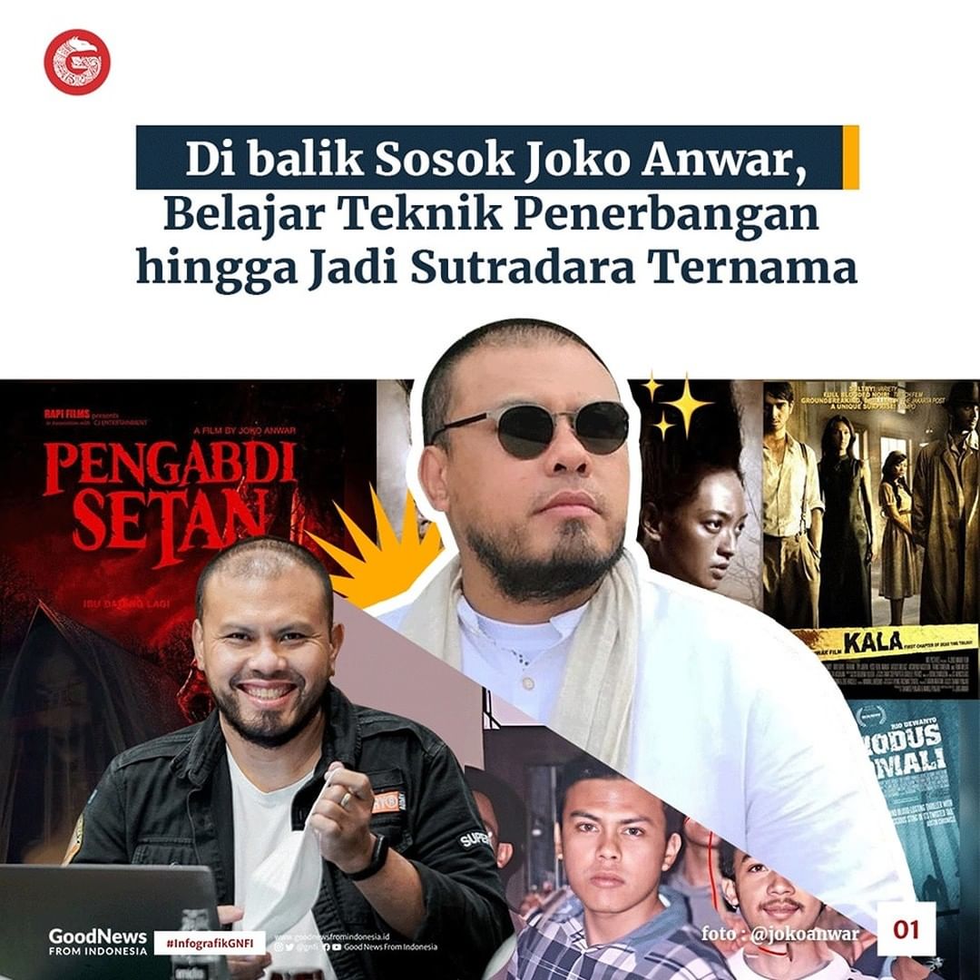 Dibalik Sosok Joko Anwar, Belajar Teknik Penerbangan hingga Jadi Sutradara