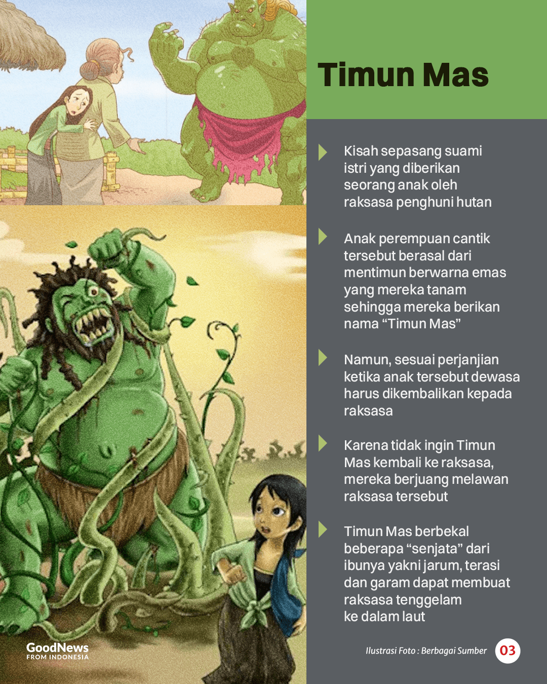 Dongeng Populer di Indonesia yang Tak Lekang Oleh Waktu (Bagian I)