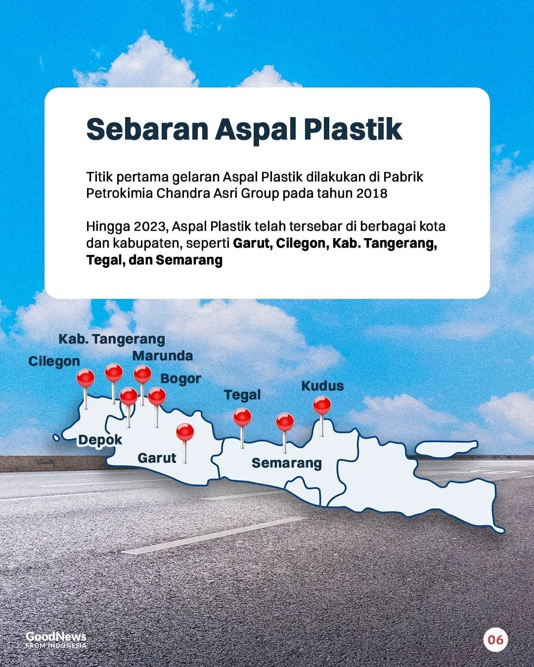 Fakta Menarik Aspal yang Terbuat dari 1000 Ton Sampah Plastik