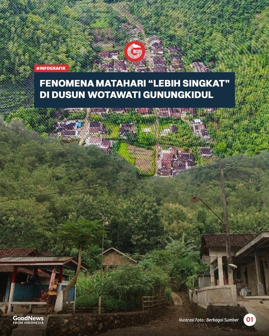 Fenomena Matahari u201cLebih Singkatu201d di Dusun Wotawati Gunungkidul