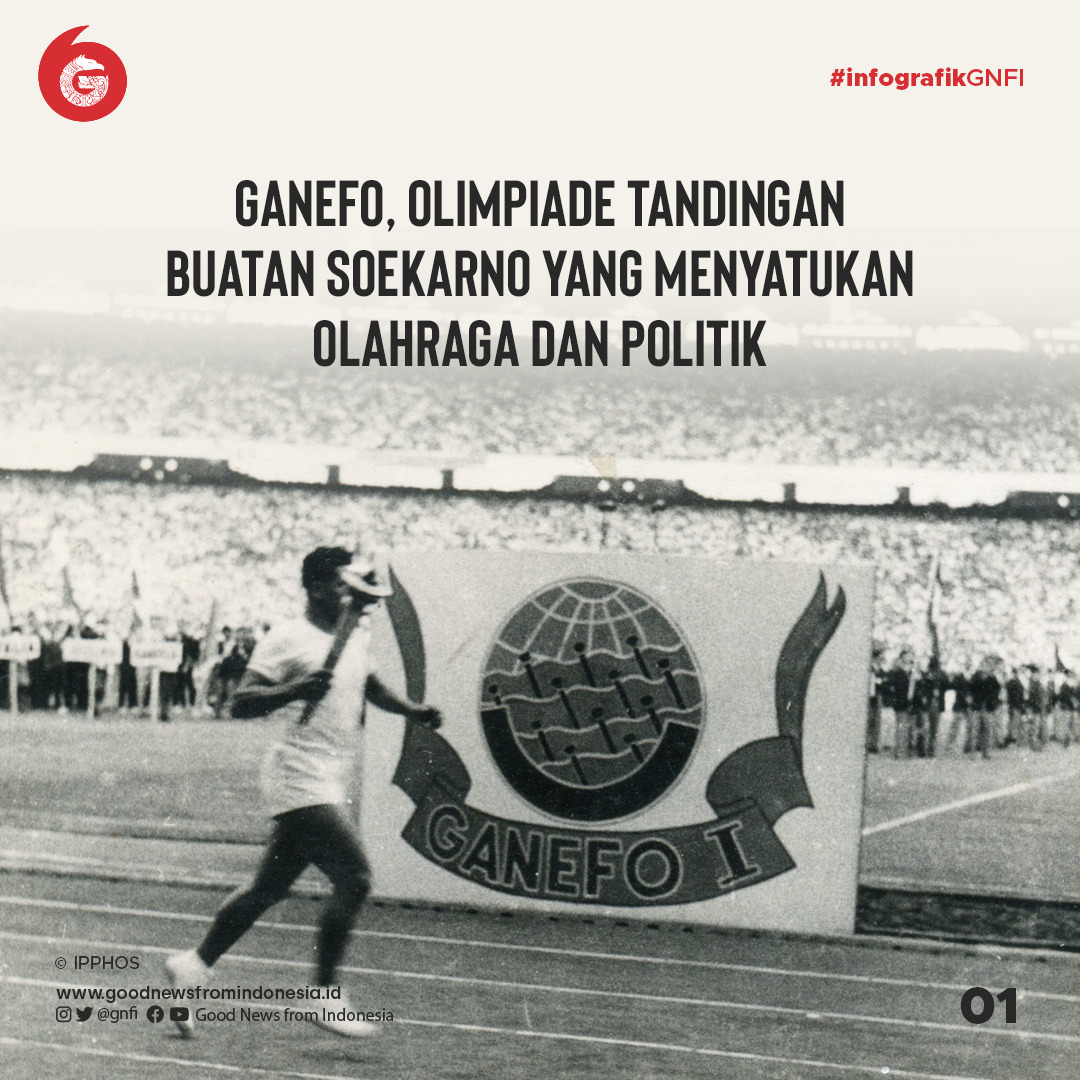 Ganefo, Olimpiade Tandingan Ciptaan Soekarno yang Menyatukan Olahraga dan Politik