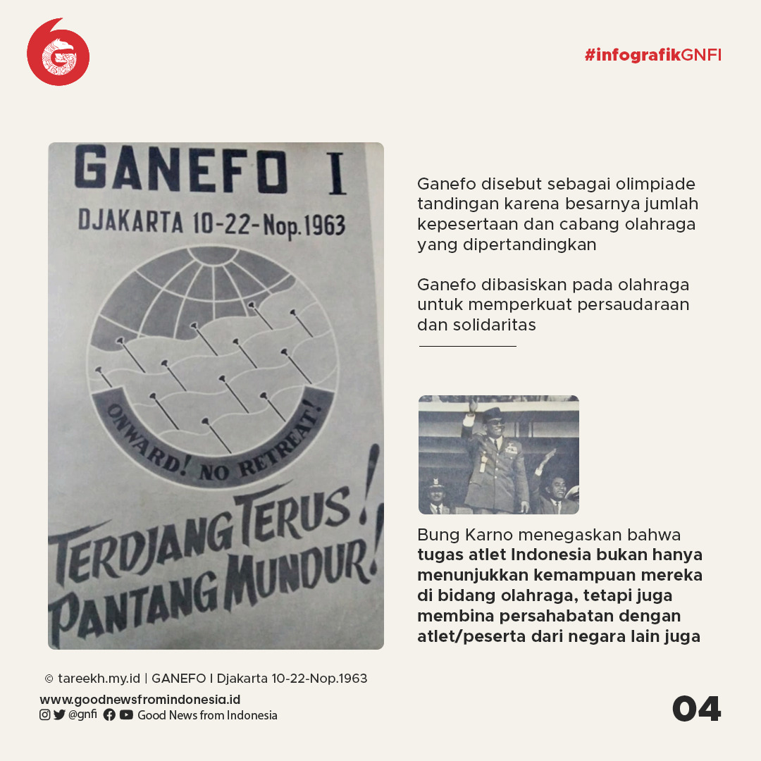 Ganefo, Olimpiade Tandingan Ciptaan Soekarno yang Menyatukan Olahraga dan Politik
