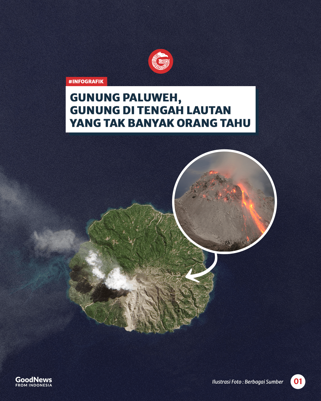 Gunung Paluweh, Gunung di Tengah Lautan yang Tak Banyak Orang Tahu