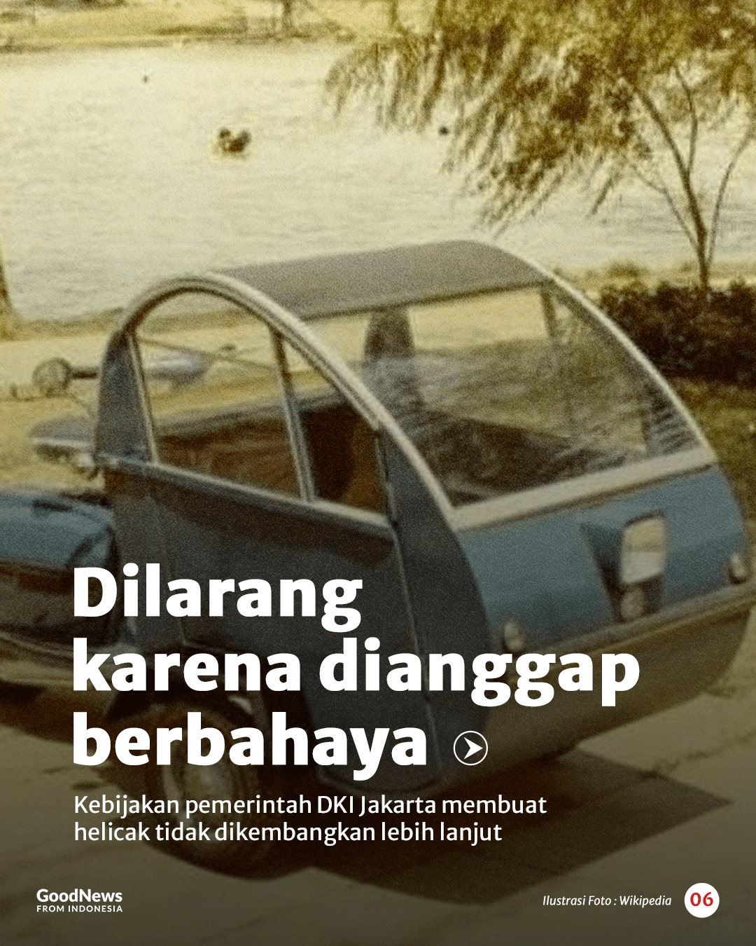 Helicak, Transportasi Idola Warga Jakarta yang Sekarang Tinggal Kenangan