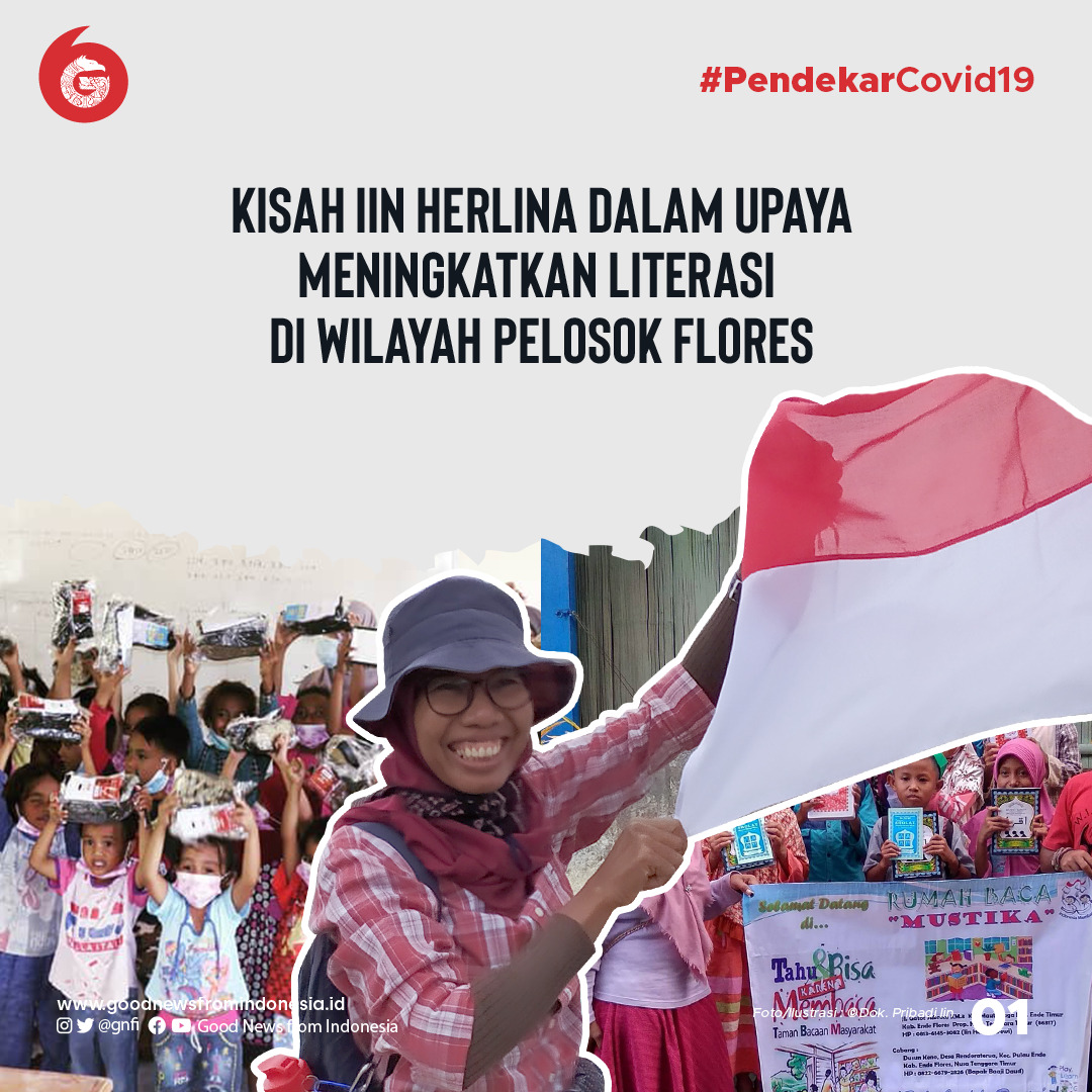 Iin Herlina, Sosok yang Mengupayakan Literasi di Pedalaman Flores