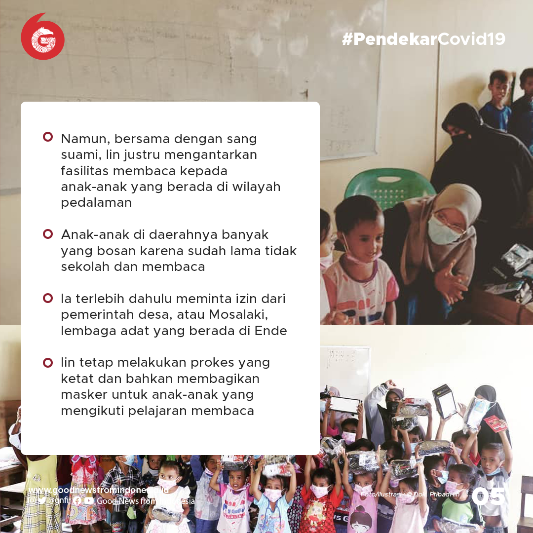Iin Herlina, Sosok yang Mengupayakan Literasi di Pedalaman Flores