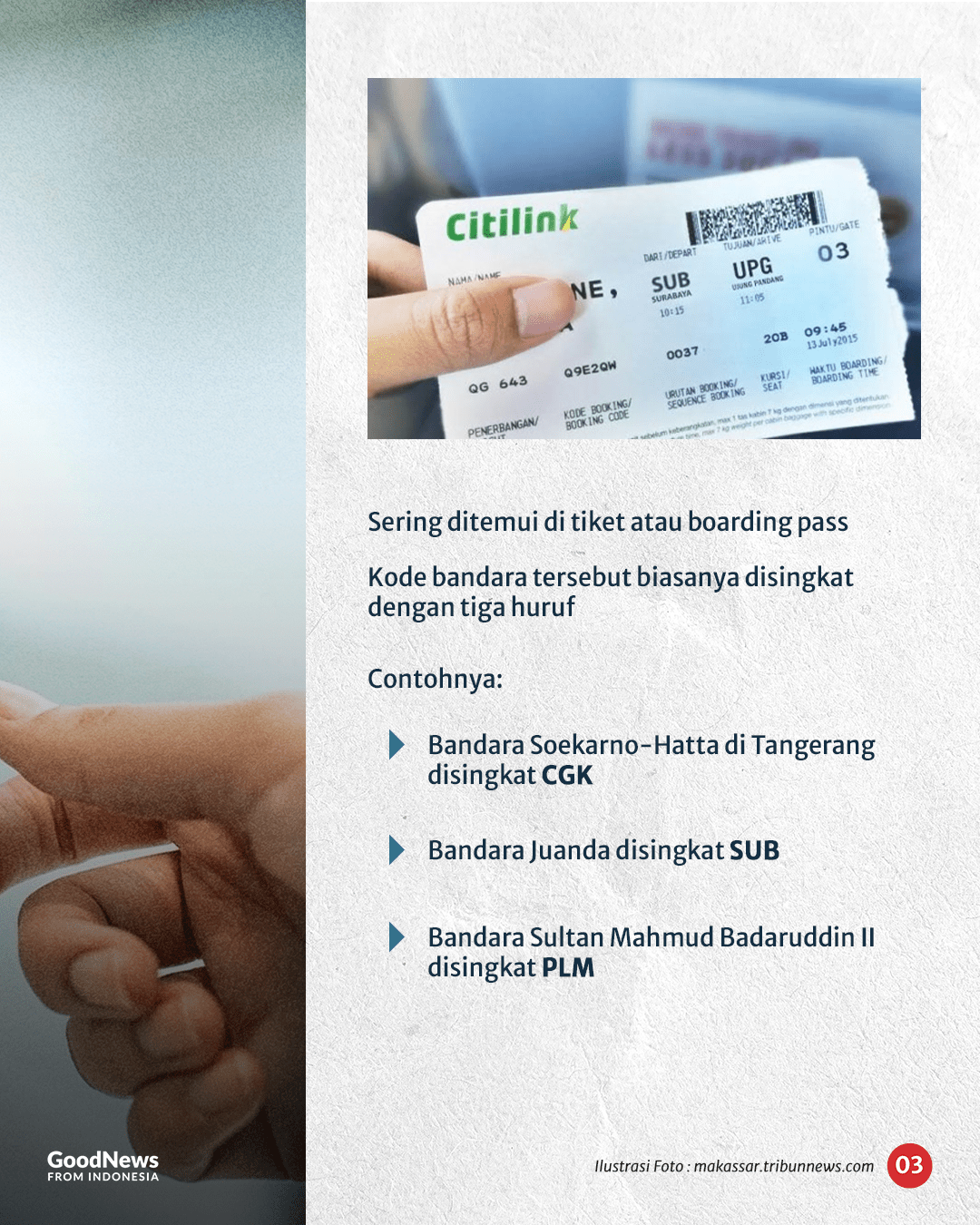 Inilah Alasan Mengapa Kode Bandara Disingkat Menjadi Tiga Huruf