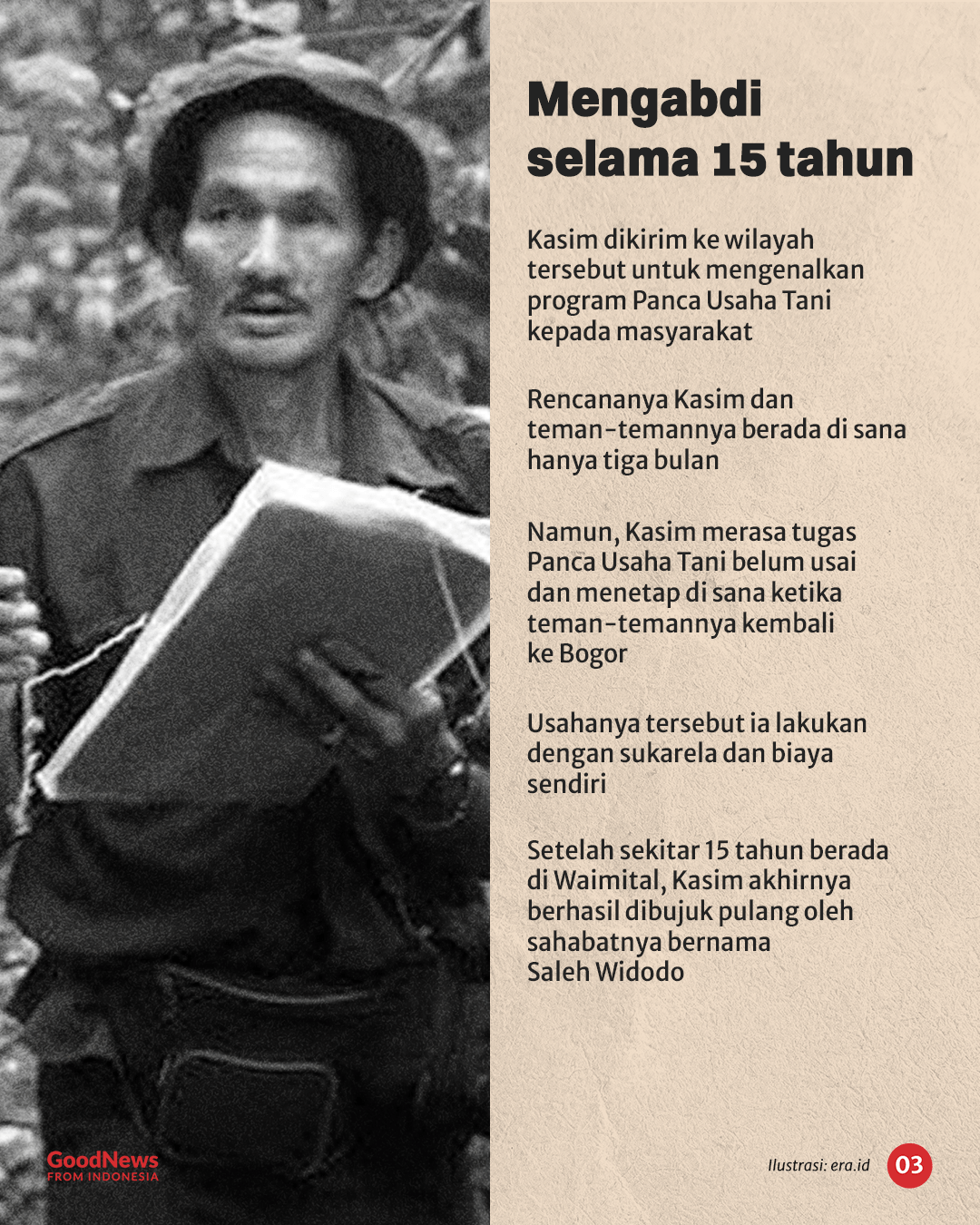 Kasim Arifin, Jalani KKN 15 Tahun Demi Kembangkan Pertanian di Maluku
