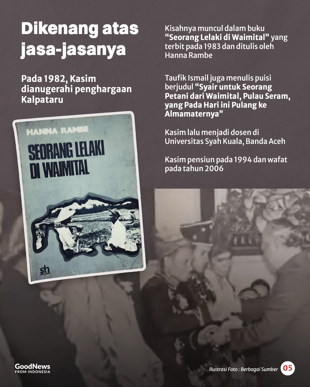 Kasim Arifin, Jalani KKN 15 Tahun Demi Kembangkan Pertanian di Maluku