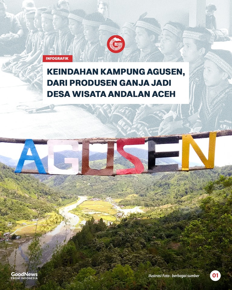 Keindahan Kampung Agusen, dari Produsen Ganja jadi Desa Wisata Andalan Aceh