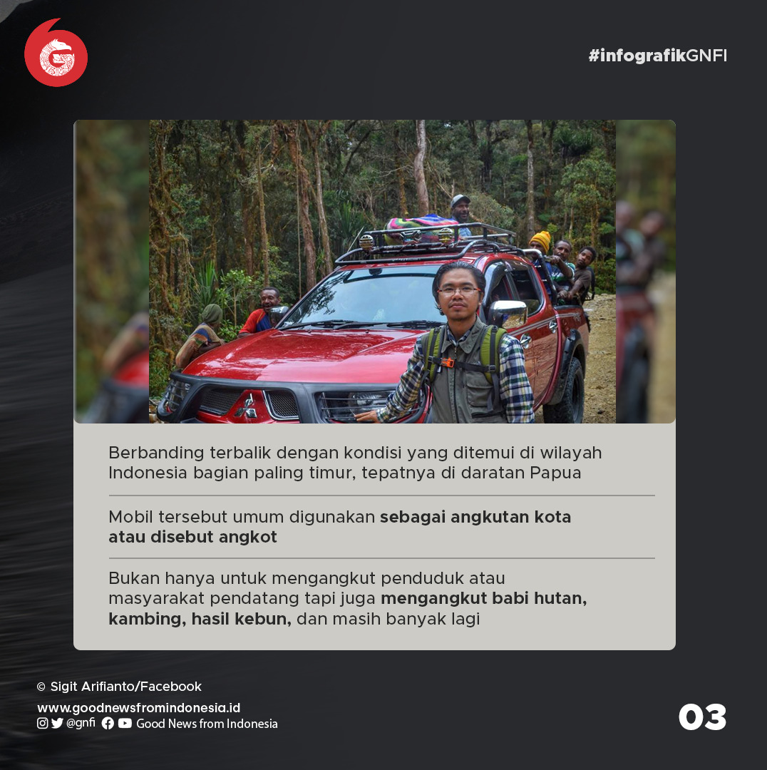 Kendaraan Mewah di Kota, Nyatanya 2 Mobil Ini Jadi Angkot di Papua