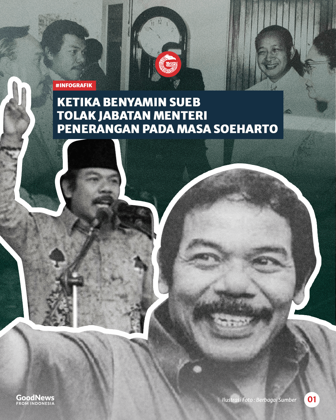 Ketika Benyamin Sueb Tolak Jabatan Menteri Penerangan pada Masa Soeharto