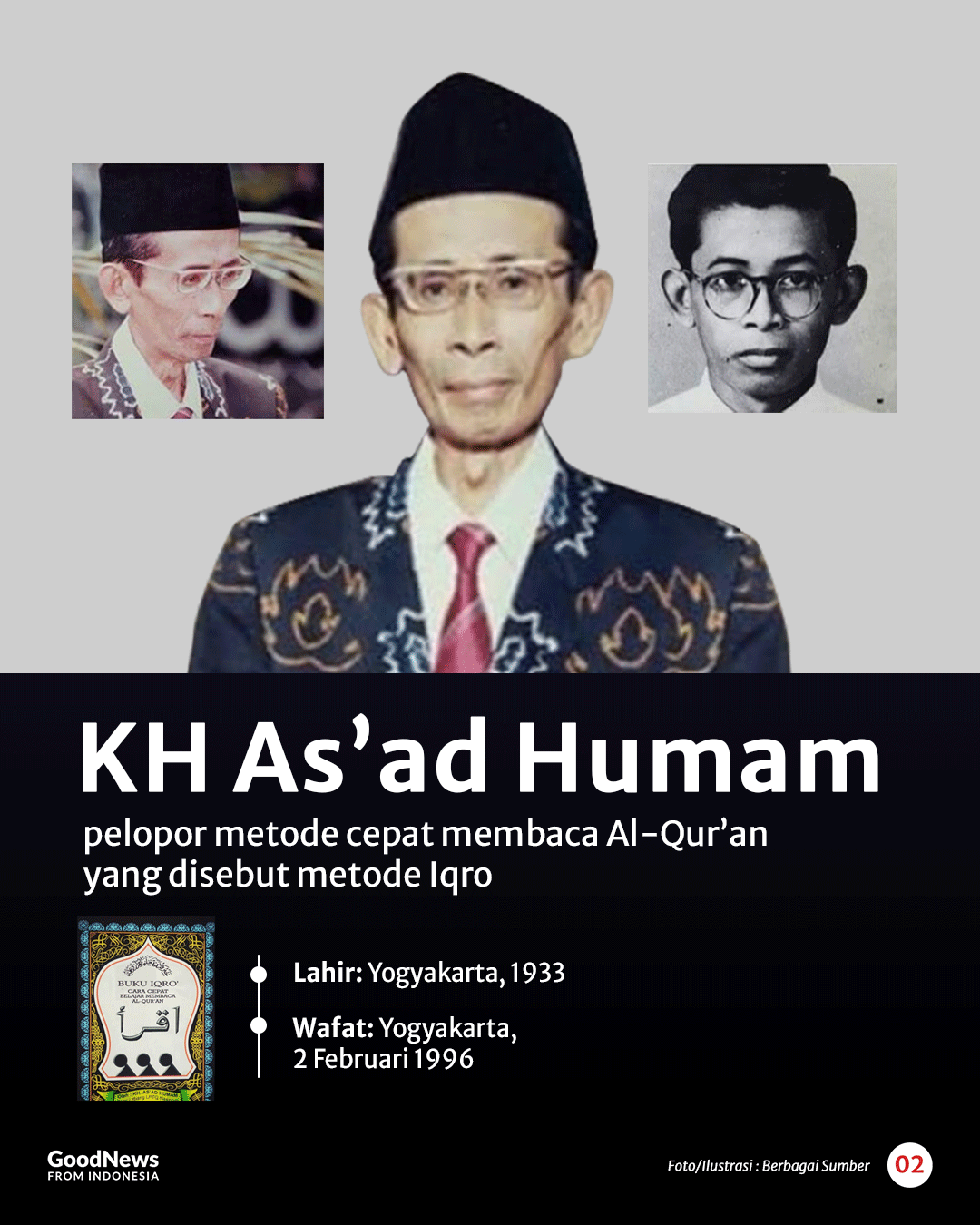 KH As'ad Humam, Pahlawan Penggagas dan Penemu Metode Iqro