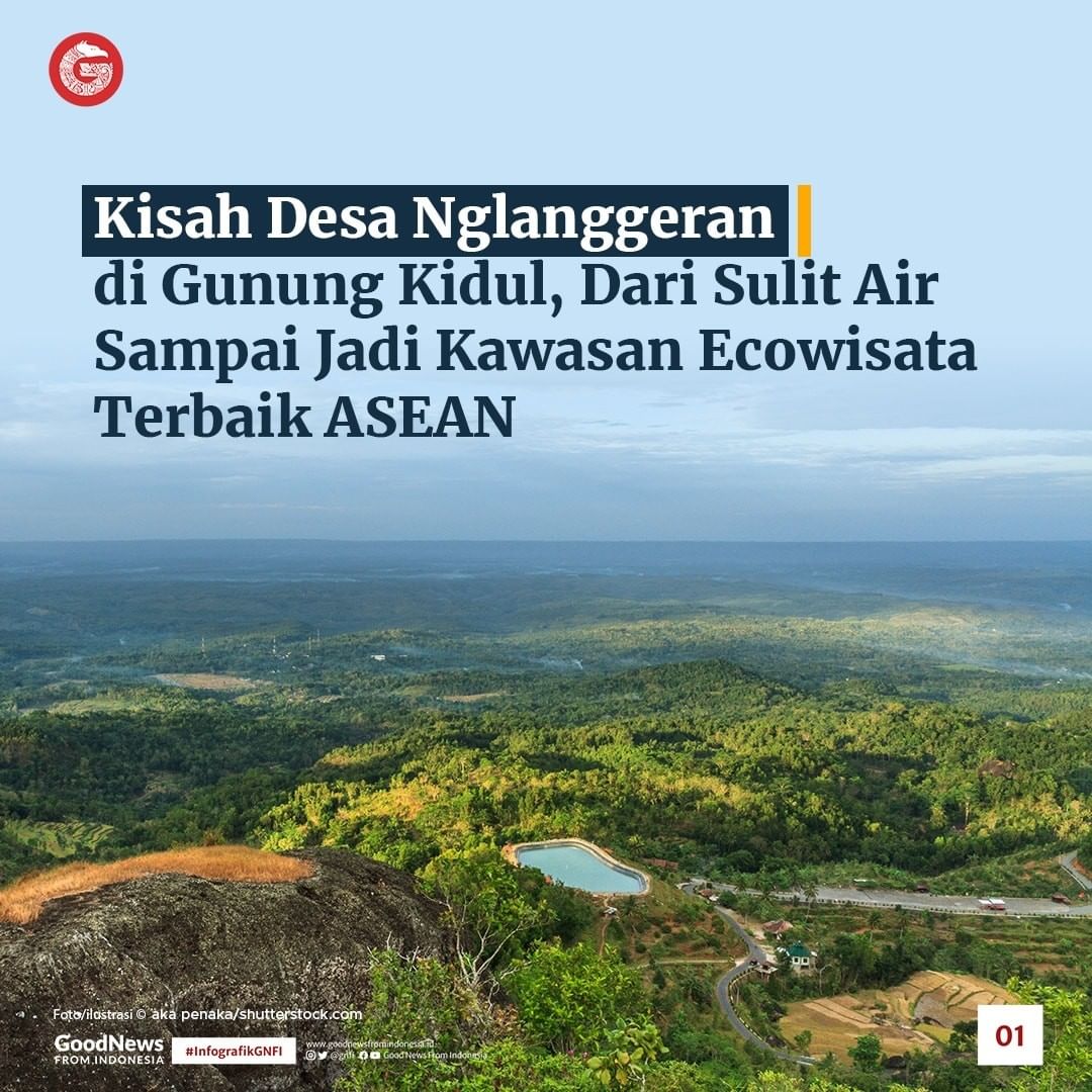Kisah Desa Nglanggeran di Gunung Kidul, Dari Sulit Air Sampai Jadi Kawasan Ecowisata Terbaik ASEAN