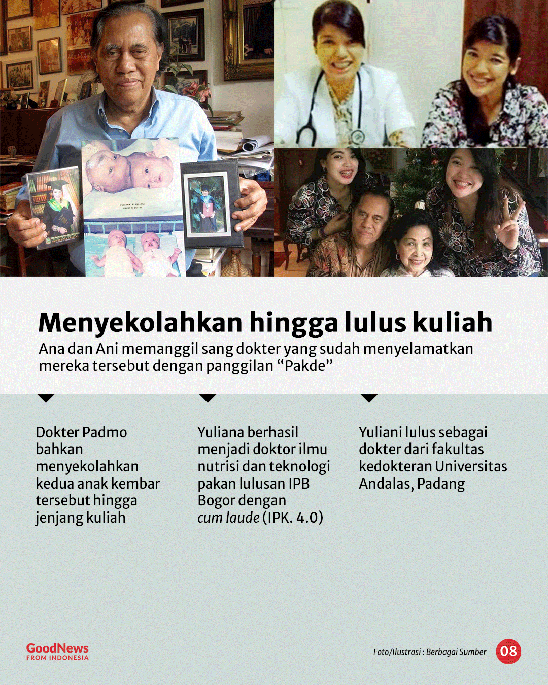 Kisah Dokter Padmosantjojo dan Operasi Bayi Kembar Siam Dempet Kepala Pertama di Indonesia