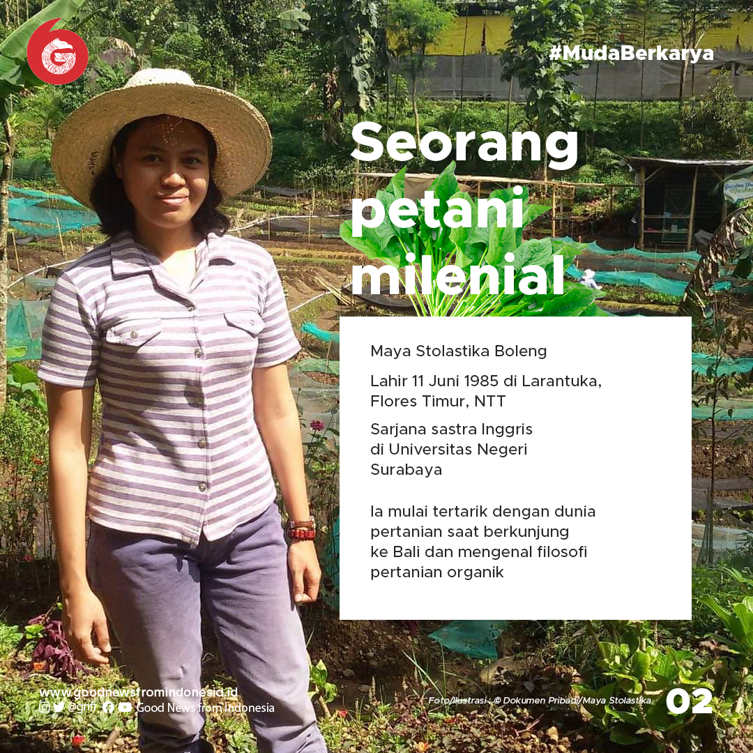 Kisah Maya Stolastika Sebarkan Semangat Bertani Organik untuk Pemuda