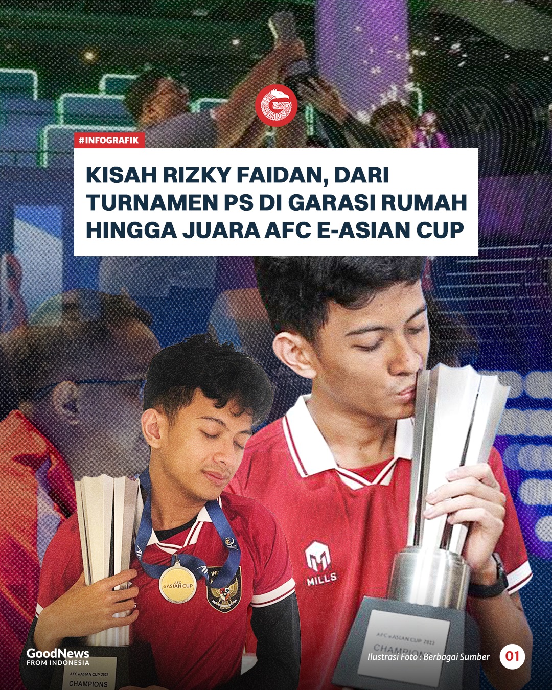 Kisah Rizky Faidan, dari Turnamen PS di Garasi Rumah hingga Juara AFC eAsian Cup