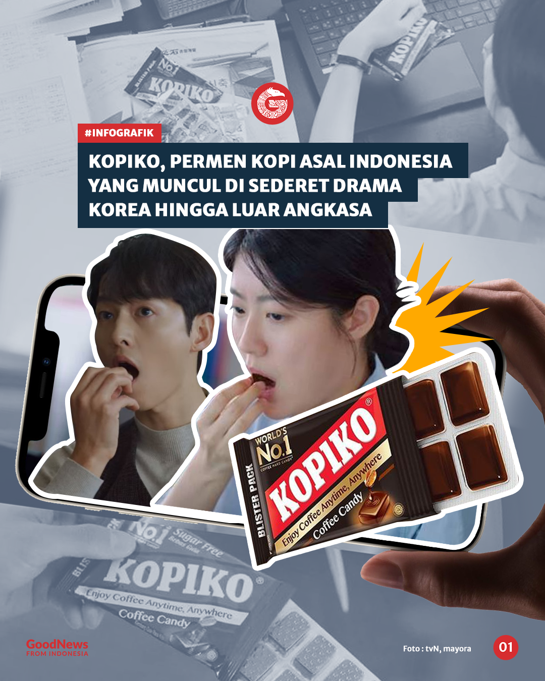 Kopiko, Permen Kopi Asal Indonesia yang Muncul di Sederet Drama Korea Hingga Luar Angkasa