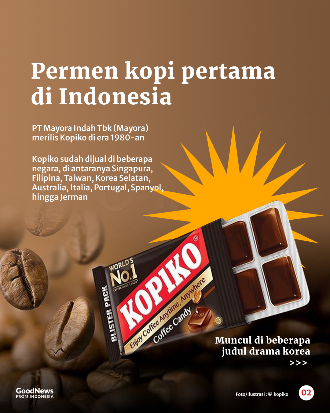 Kopiko, Permen Kopi Asal Indonesia yang Muncul di Sederet Drama Korea Hingga Luar Angkasa