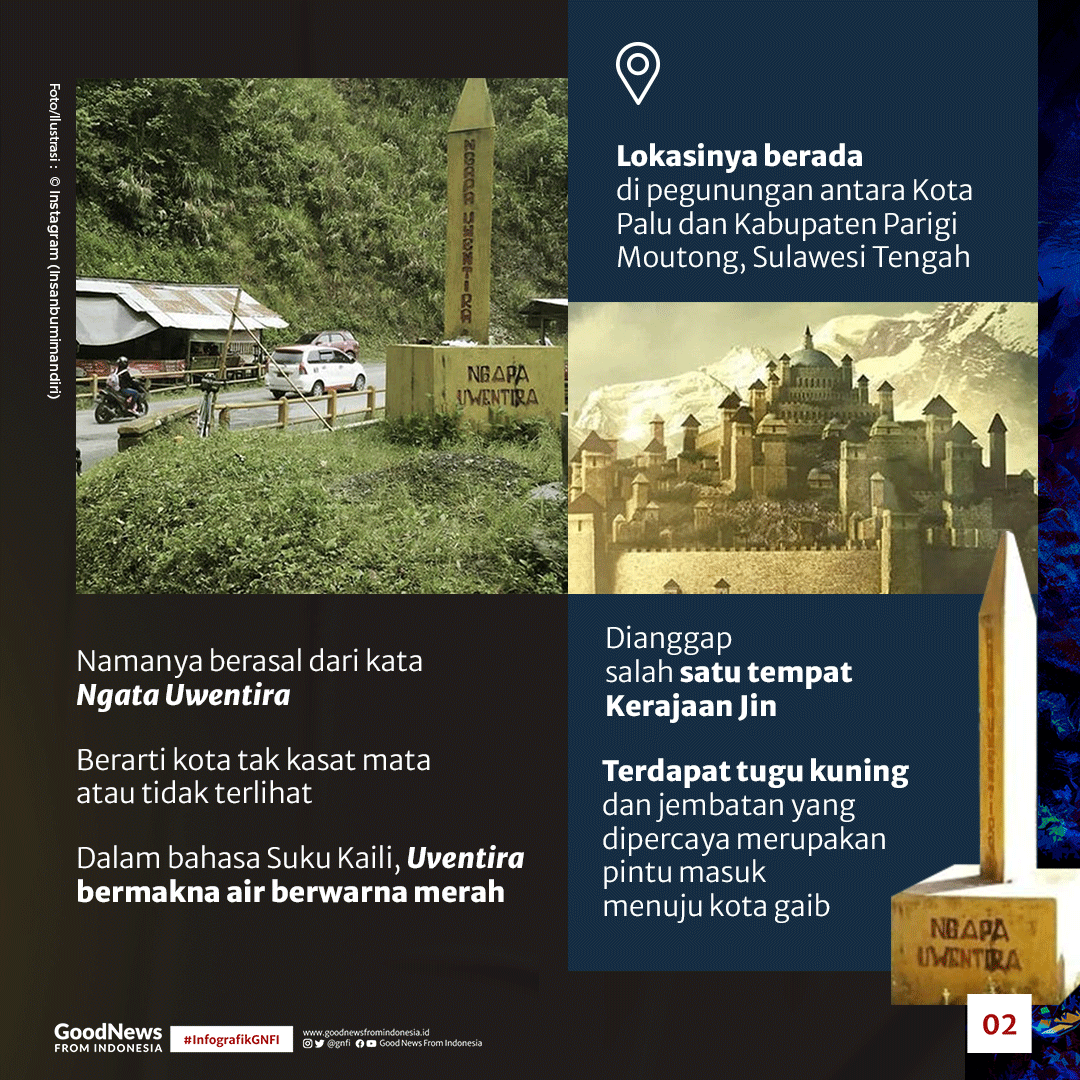 Kota Gaib Wentira, Kerajaan Jin dengan Bangunan Keemasan